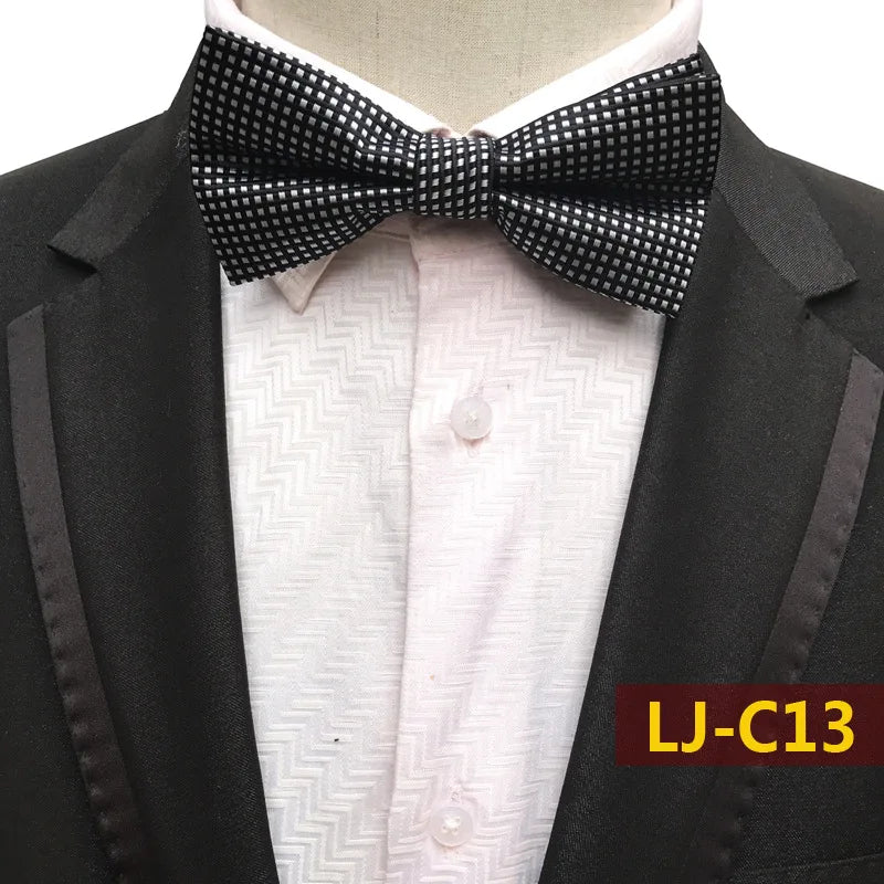 12CM Mens Bow Tie Formal Dress Pajaritas Para Hombre Noeud Papillon Homme Mariage