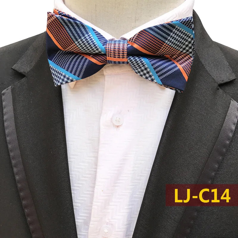 12CM Mens Bow Tie Formal Dress Pajaritas Para Hombre Noeud Papillon Homme Mariage