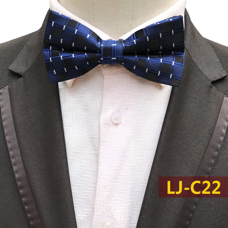 12CM Mens Bow Tie Formal Dress Pajaritas Para Hombre Noeud Papillon Homme Mariage