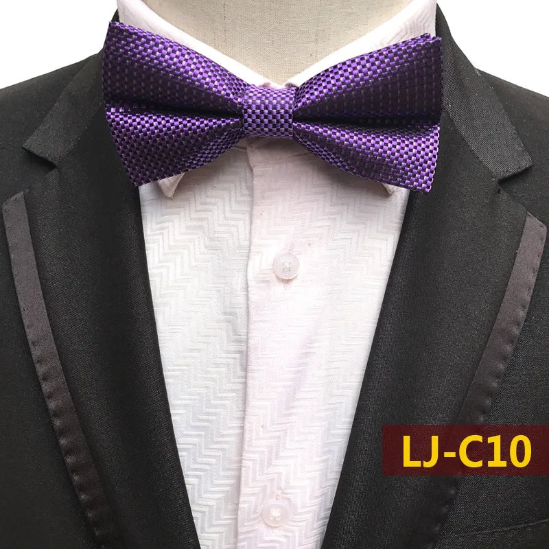 12CM Mens Bow Tie Formal Dress Pajaritas Para Hombre Noeud Papillon Homme Mariage