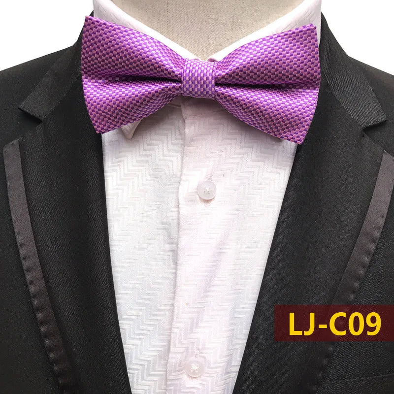 12CM Mens Bow Tie Formal Dress Pajaritas Para Hombre Noeud Papillon Homme Mariage