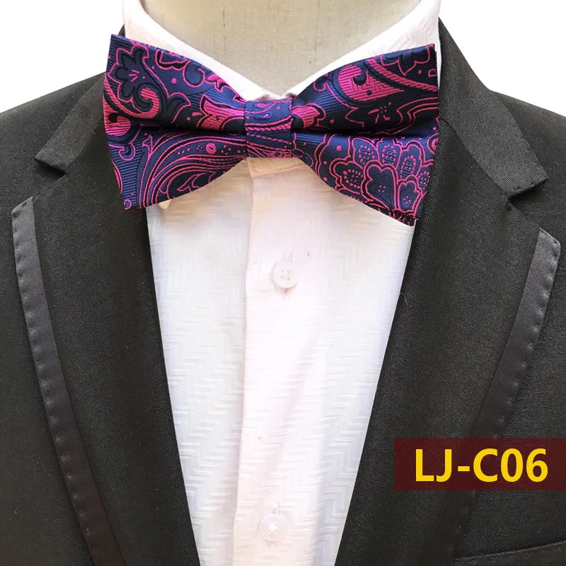 12CM Mens Bow Tie Formal Dress Pajaritas Para Hombre Noeud Papillon Homme Mariage