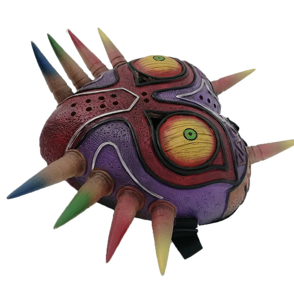 Majora'S Mask of Zelda Scary Realistic Face Mask Halloween Cosplay Costume Prop for Adults Teens Game Party Mask