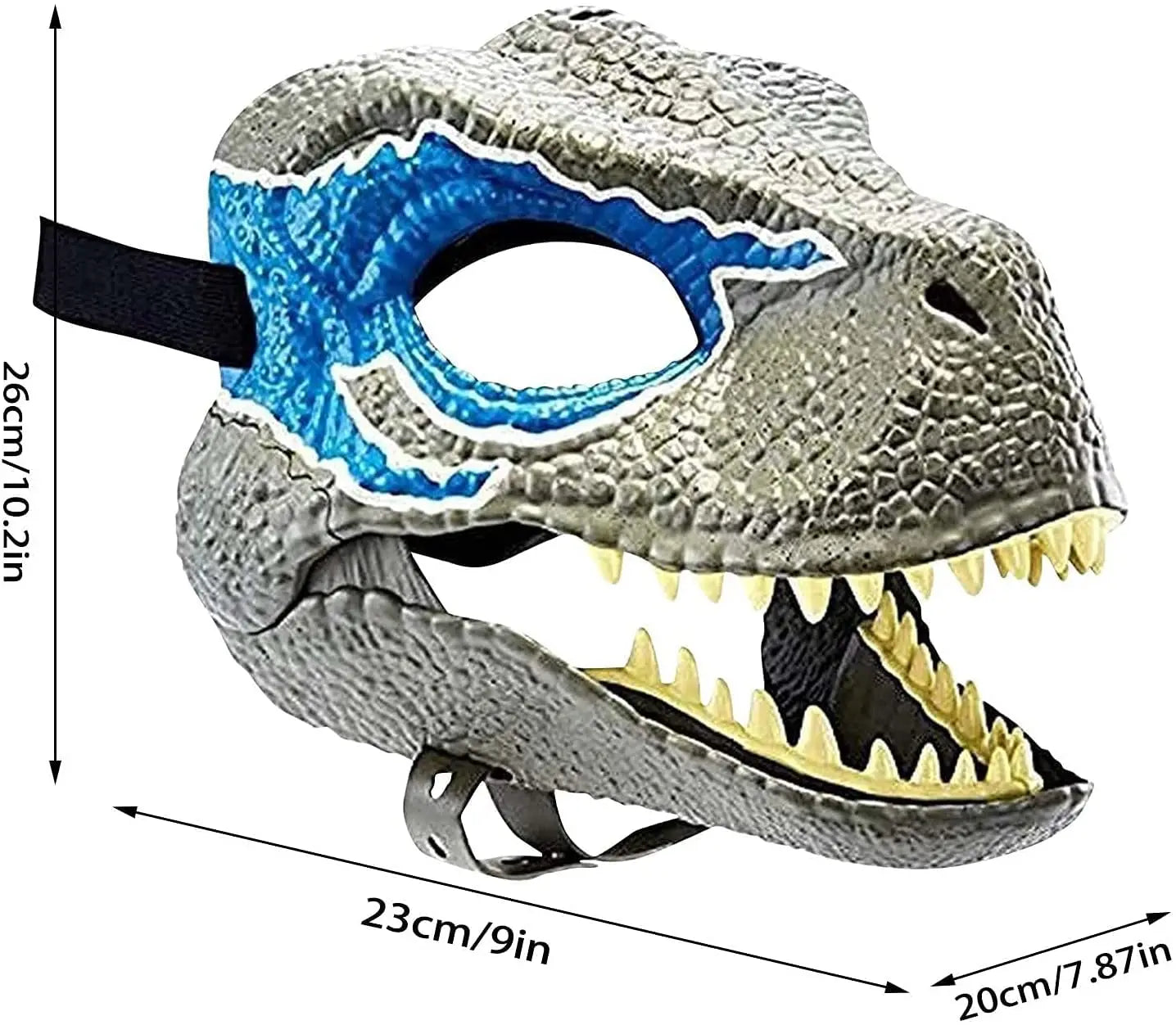 Halloween Dragon Dinosaur Mask Snake Open Mouth Latex Horror Dinosaur Headgear Halloween Cosplay Photo Props Decorations