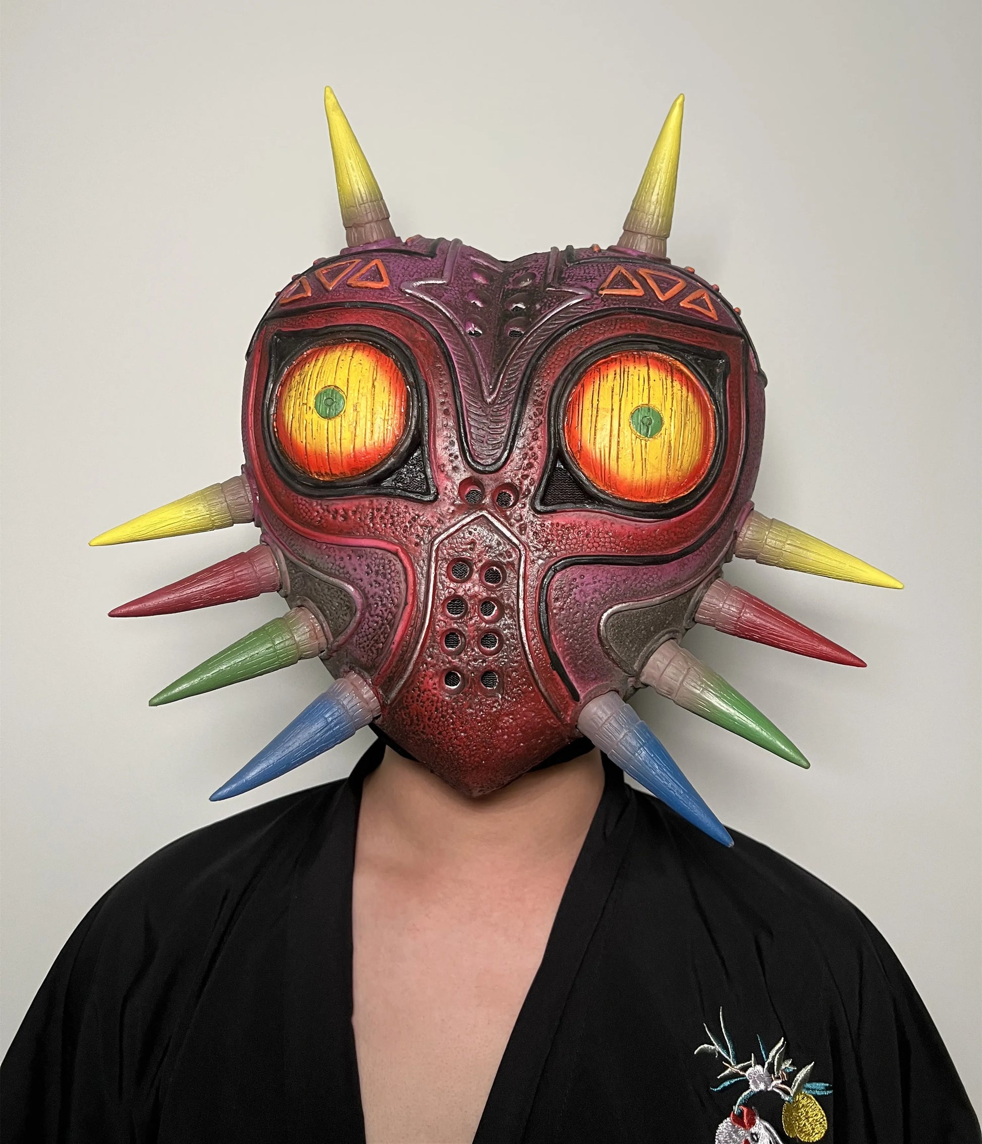 Majora'S Mask of Zelda Scary Realistic Face Mask Halloween Cosplay Costume Prop for Adults Teens Game Party Mask