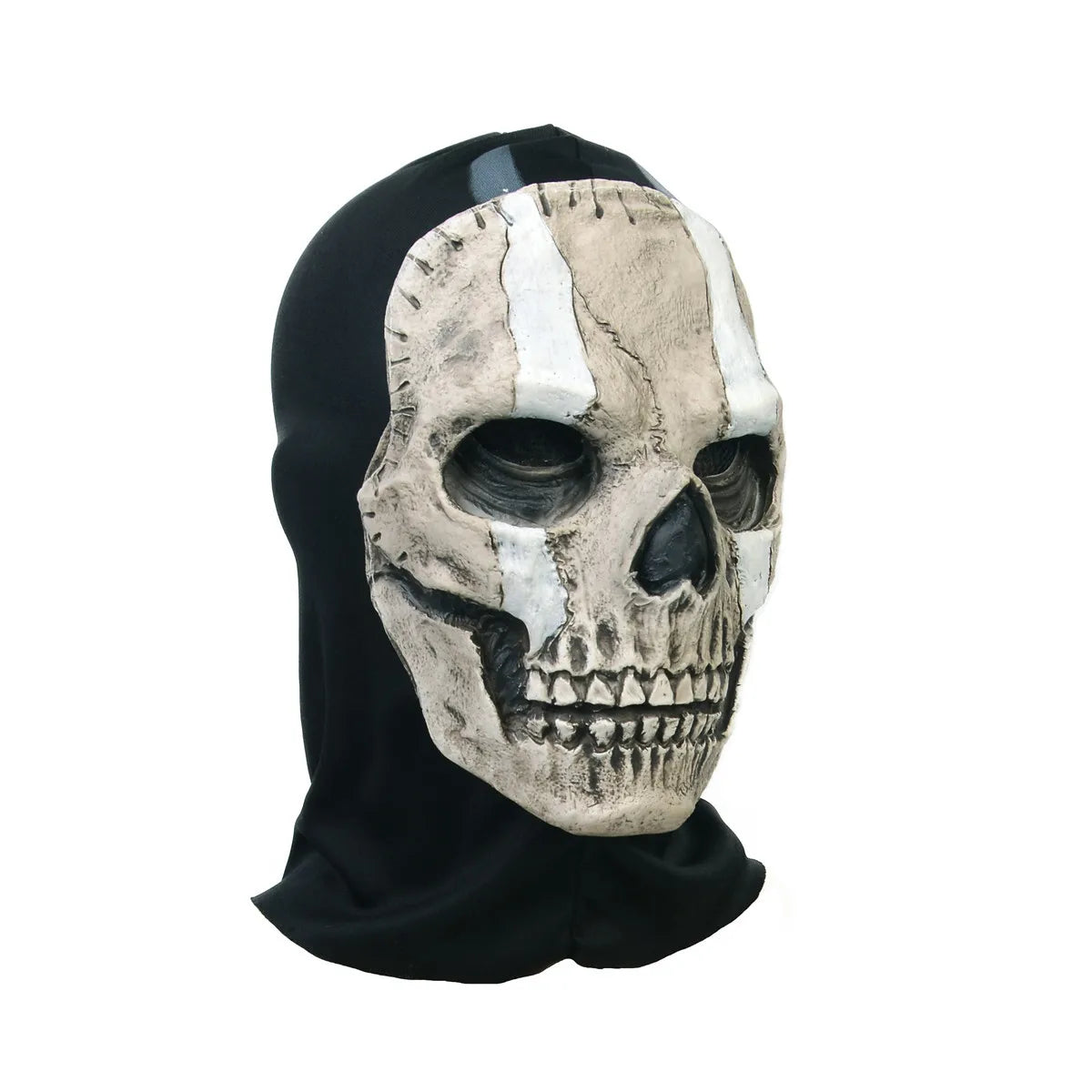 Unisex Halloween Horror Ghost Skull Mask Call of Duty MW2 Latex Headgear Helmet Cosplay Perform Party Masquerade Prop Cosplay